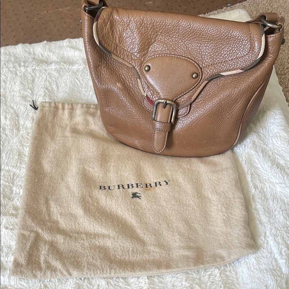 Burberry Tan Leather Women's Bag